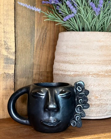 Atzompa Face Short Mug