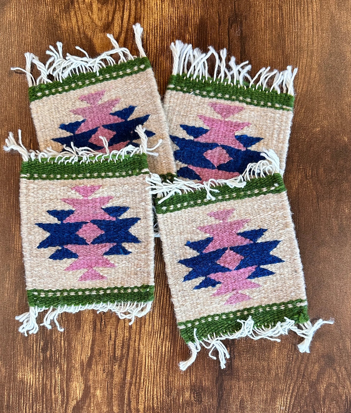 Wool Coasters/ Set of 4