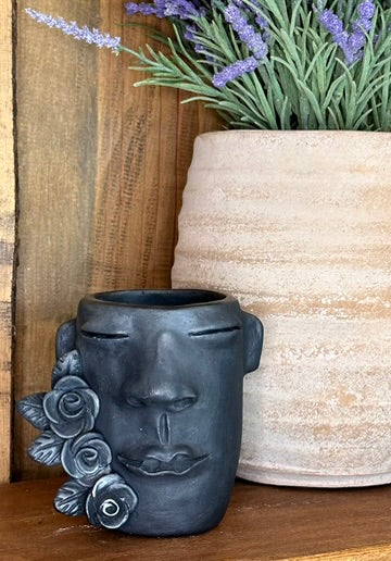 Atzompa Face Tall Mug