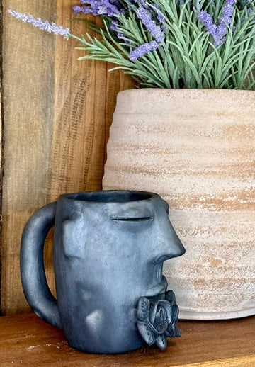 Atzompa Face Tall Mug