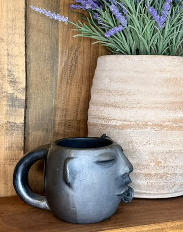 Atzompa Face Short Mug