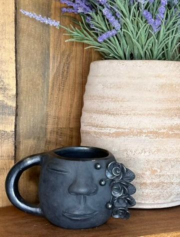 Atzompa Face Short Mug