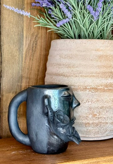 Atzompa Face Tall Mug