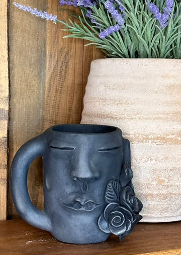 Atzompa Face Tall Mug