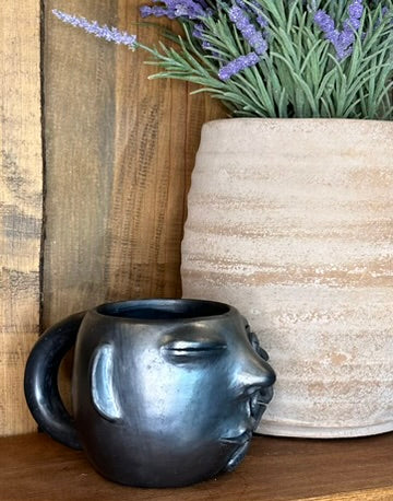 Atzompa Face Short Mug