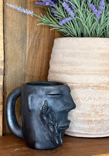 Atzompa Face Tall Mug