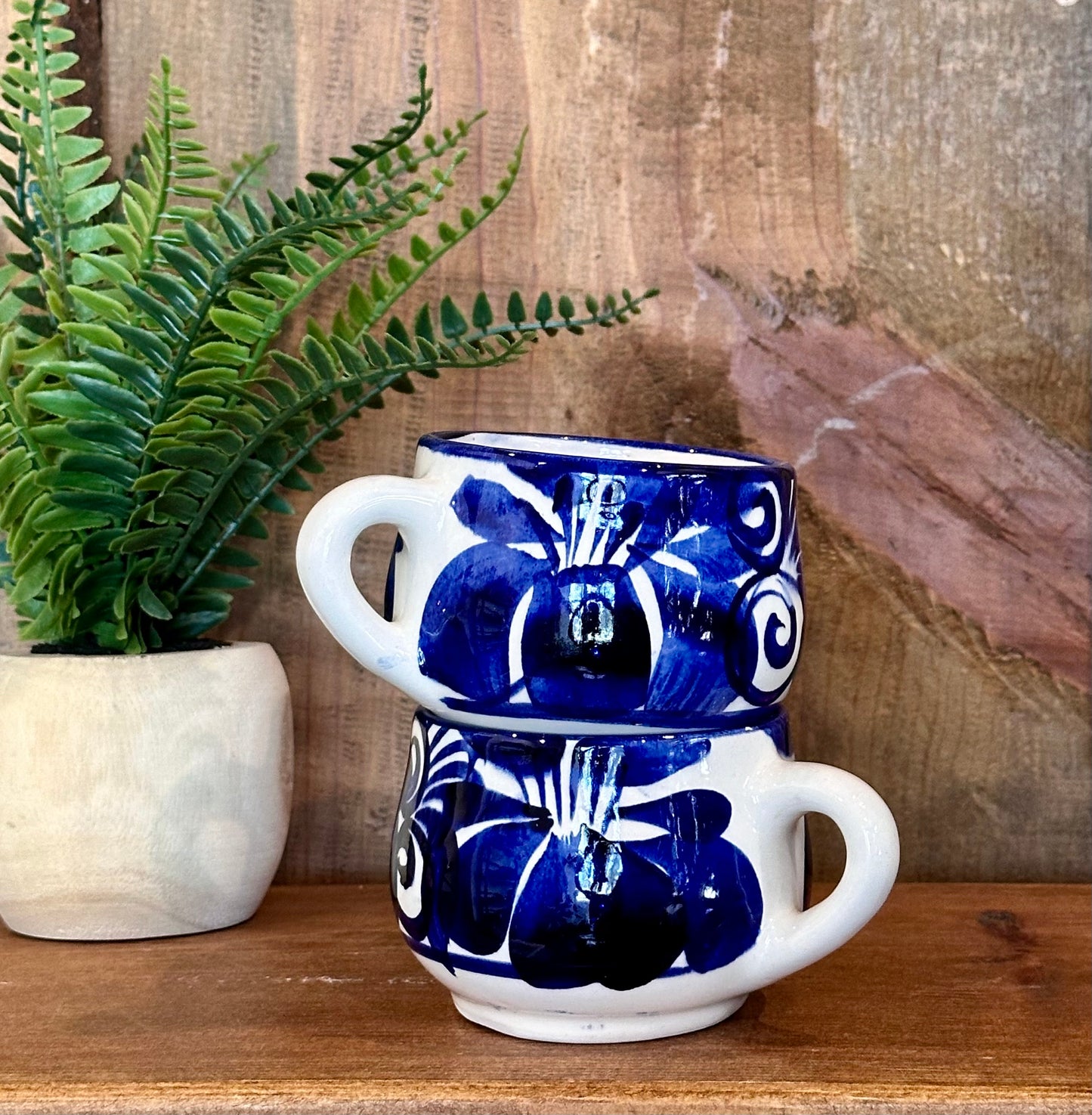 Mexican Talavera Cups/ Set of 2