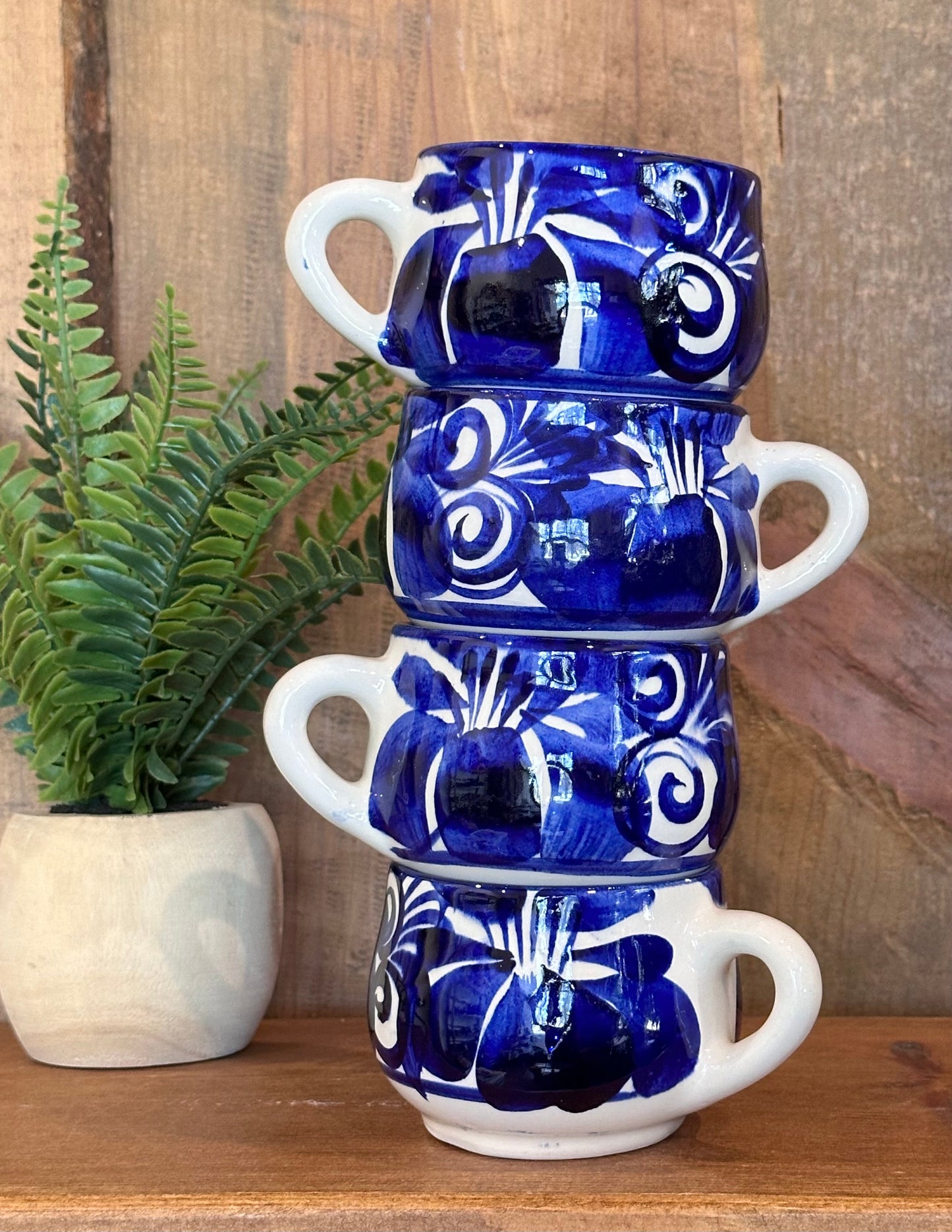 Mexican Talavera Cups/ Set of 2