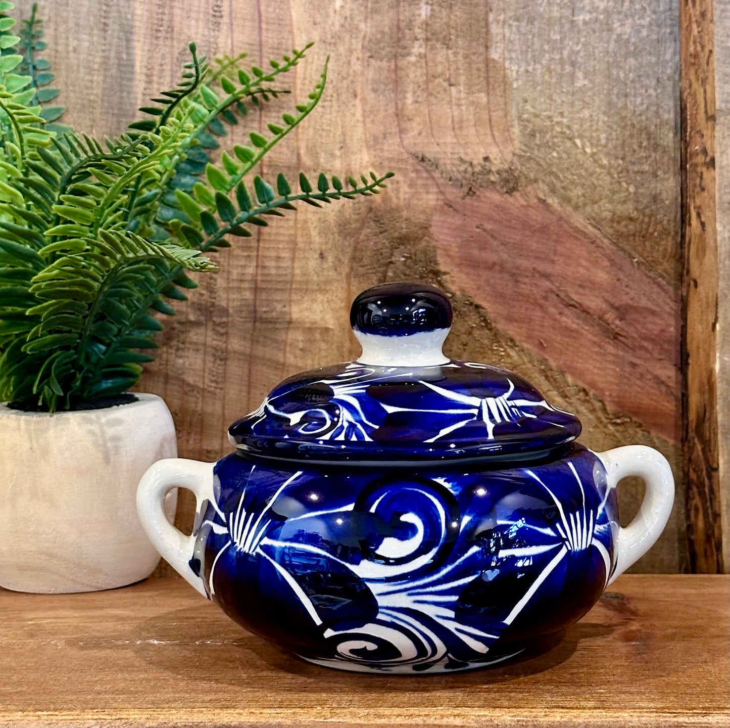 Mexican Talavera Sugar Bowl