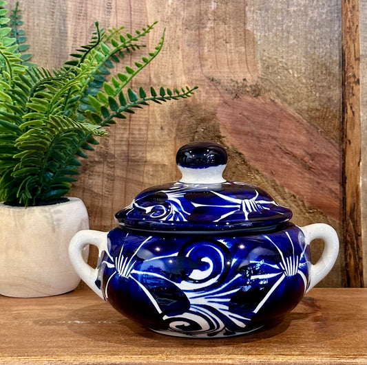 Mexican Talavera Sugar Bowl