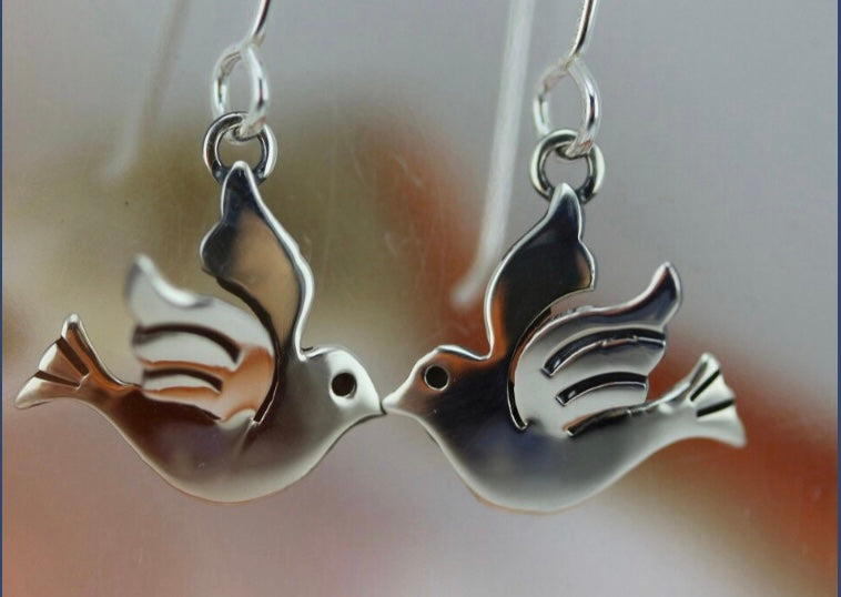 Sterling Silver Paloma Earrings