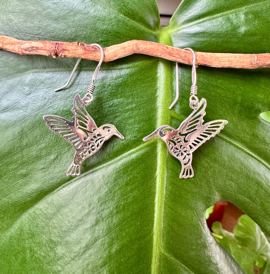 Sterling Silver Colibri Earrings